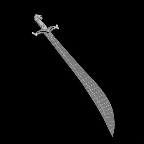 Fantasy Medieval Sword 3d Model 9 Fbx Max Obj Free3d