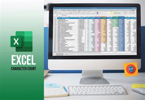 How to do an Excel character count? Count characters in XLS easily.