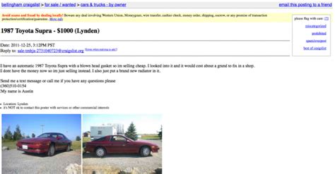 Like craigslist, usedcarsale.com is a free service to both buyer and seller. Learn How to Buy Cheap Used Cars Using the Craigslist ...