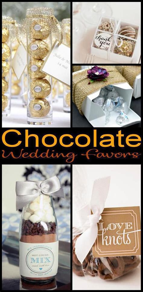 Wedding Favors Amazing Chocolate Wedding Favors If You Are Looking