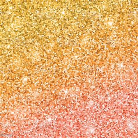 Gold Glitter Background With Color Gradient Effect Stock