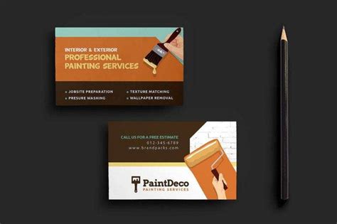 26 Painter Business Card Designs And Templates Psd Ai Indesign