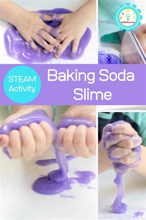 How To Make Slime With Baking Soda Just 2 Ingredients Baking Soda