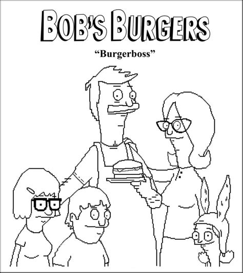 the official bob s burgers coloring pages coloring pages