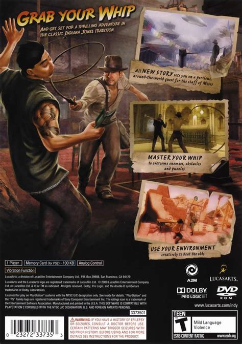 Indiana jones and the staff of kings is a adventure video game published by lucasarts released on june 9th, 2009 for the playstation portable. Indiana Jones and the Staff of Kings Sony Playstation 2 Game