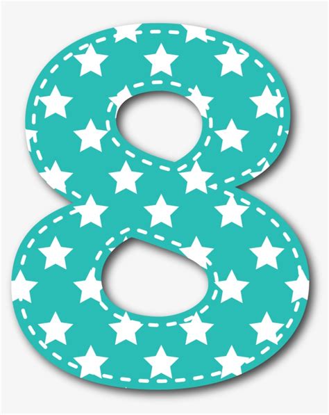 8 Number Clipart Free