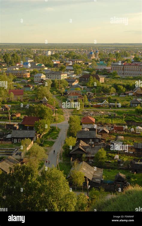 The Old Siberian Town Tobolsk Russia Stock Photo Alamy