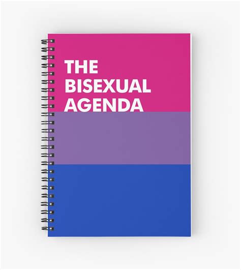 Bi Agenda Spiral Notebooks By Aramisart Redbubble