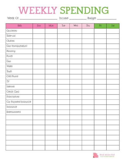 Monthly Expense Report Template Daily Expense Record