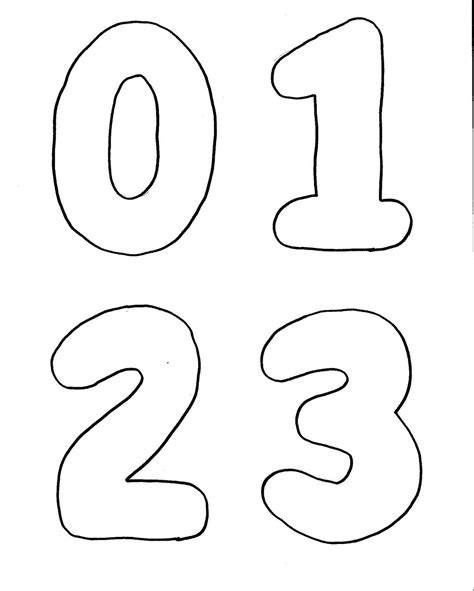 Moldes de Números em EVA para Imprimir de Diferentes Tamanhos Max Dicas