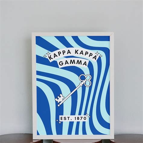Kappa Kappa Gamma Wall Decor Etsy