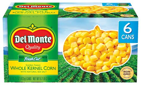 6 Cans Del Monte Whole Kernel Corn 15 25 Oz Can Walmart Com