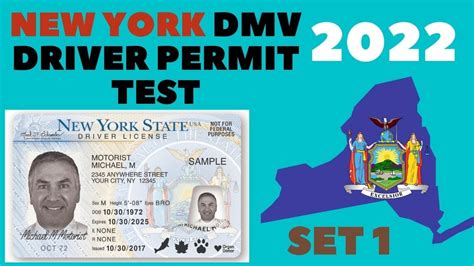 New York Dmv Permit Test 2022 For Drivers License Set 1 Youtube