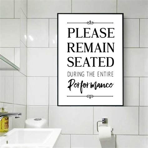Bathroom Sign Svg Bundle Funny Bathroom Svg Restroom Quotes Etsy In