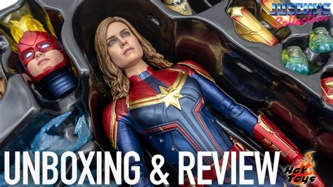 Hot Toys Captain Marvel Unboxing And Review Youtube