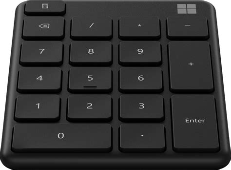 Customer Reviews Microsoft Full Size Wireles Number Pad Matte Black