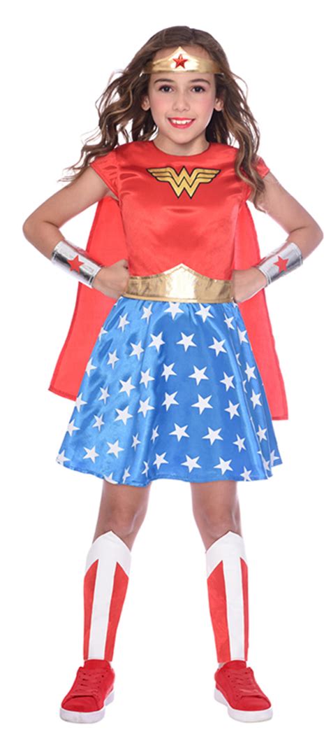 Classic Wonder Woman Girls Costume Girl S Costumes Mega Fancy Dress