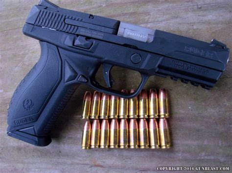 Rugers New American Compact 9mm Semi Automatic Pistol