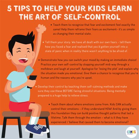 5 Tips To Help Your Kids Learn The Art Of Self Control Camhs
