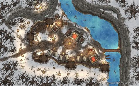 Icewind Dale River Bandit Camp 45 X 28 Roll20 Dungeons And