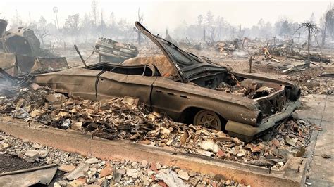 Classic Cars Burned In California Fires Add To The Devastation