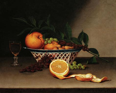 Still Life With Oranges 1818 Painting By Raphaelle Peale Pixels
