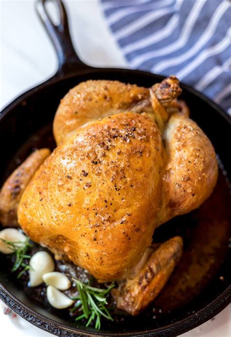 Lower the oven to 400 degrees. Easy Roast Chicken Recipe - WonkyWonderful