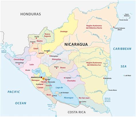 Lista Imagen De Fondo Mapa De Nicaragua Y Sus Limites El último