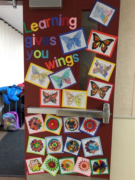 My Classroom Door Learning Gives You Wings Classroom Door Learning