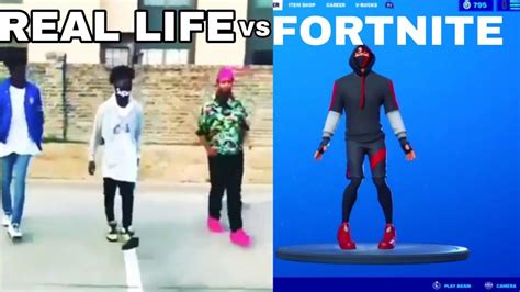 Fortnite Leaping Emote Vs Real Life Youtube
