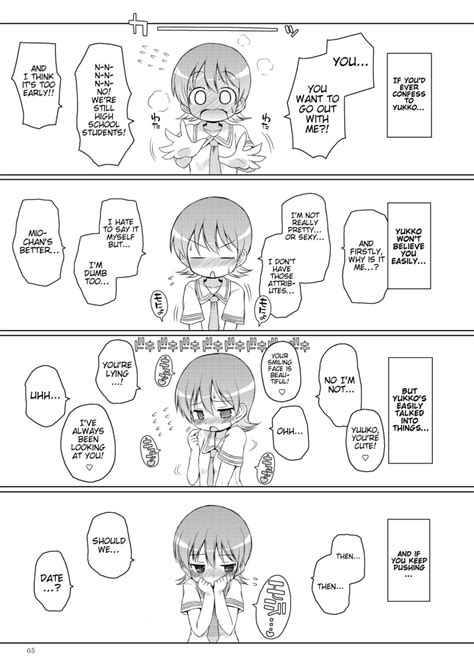 Safebooru Blush Comic Hard Translated Highres Monochrome Muu Rian Nichijou Translated 775650