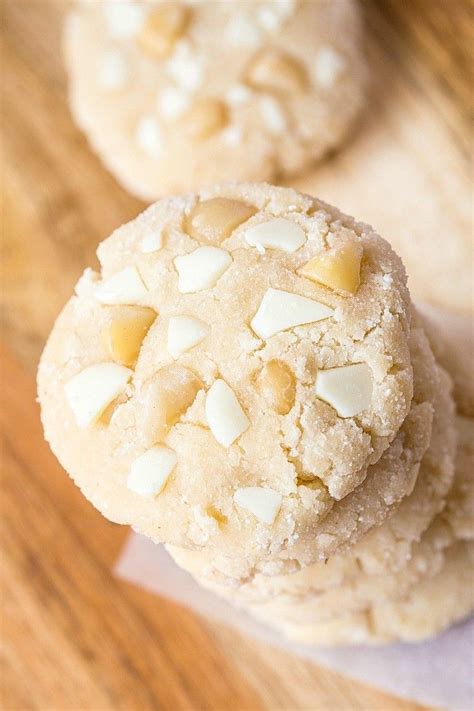 Healthy No Bake White Chocolate Macadamia Nut Cookies Inspired By