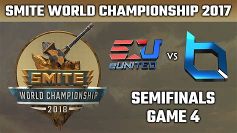 Smite World Championship 2018 Semifinals Eunited Vs Obey Alliance