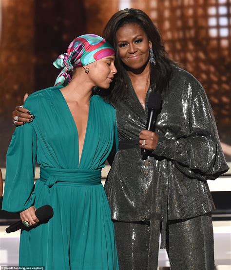 Michelle Obama Makes Surprise Appearance At The Grammys Joining Alicia