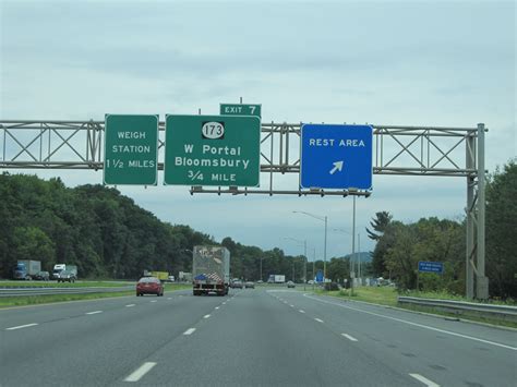 New Jersey Interstate 78 Westbound Cross Country Roads