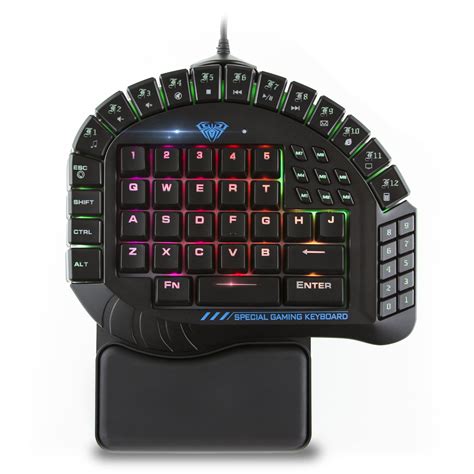 Aula Excalibur One Handed Mechanical Gaming Keyboard Blue Switches