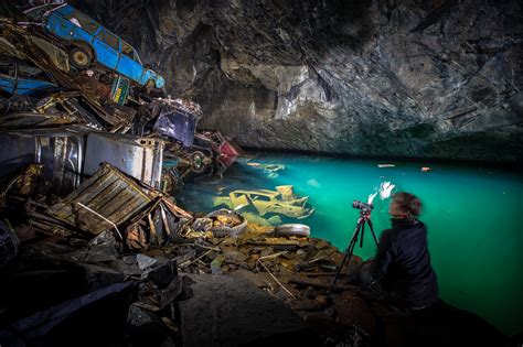 Underground Car Graveyard Cavern Of The Lost Souls Wales Urbex