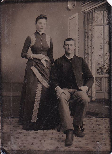 1880s Victorian Tintype Portrait Of A Couple From Etsy This Lovely