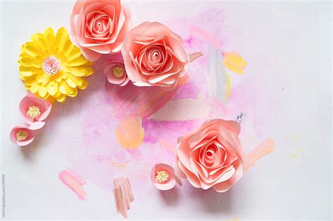 Paper Flowers By Stocksy Contributor Alita Stocksy