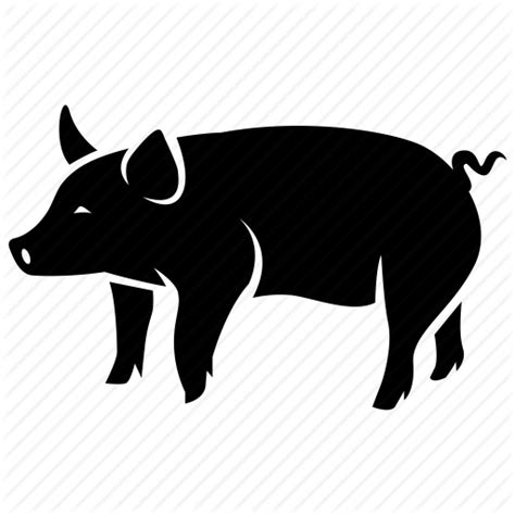 Pig Dxf Pig Head Svg Farm Animal Svg Silhouettes Dxf File Etsy In