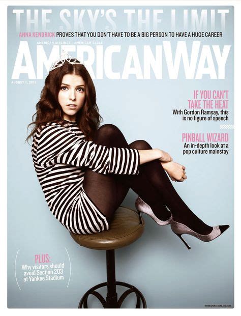 Anna Kendrick On The Cover Of American Way Magazine With Images