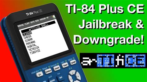 How To Jailbreak The Ti 84 Plus Ce To Run Games Downgrade And Hack Asm Back Youtube