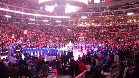 76ers Clippers Opening National Anthem And Players Introduction