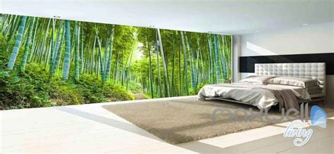 3d Bamboo Forest Entire Room Wallpaper Wall Mural Art Prints Idcqw