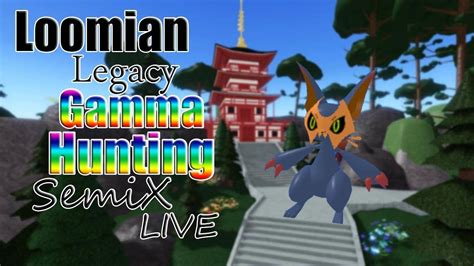 Roblox Loomian Legacy Gamma Hunting Back To Back To Back Gleamins And