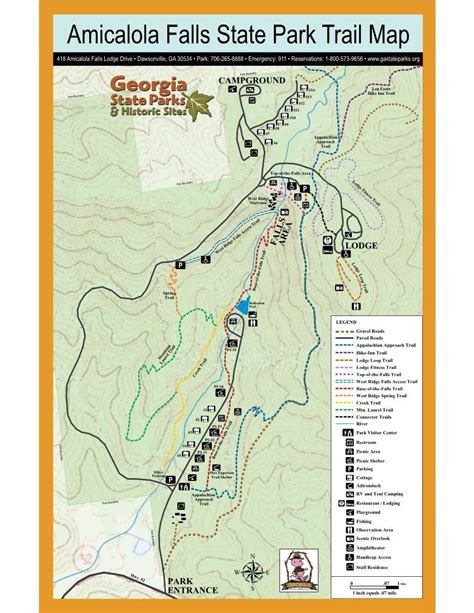 Amicalola Falls State Park Map Sexiz Pix