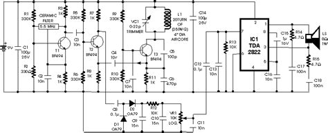 Diy metal detector circuit schematic. Metal Detector Schematic Circuit Diagram |AUDIO AMPLIFIER ...