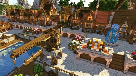 Minecraft Timelapse Medieval Town And Port Sf2024