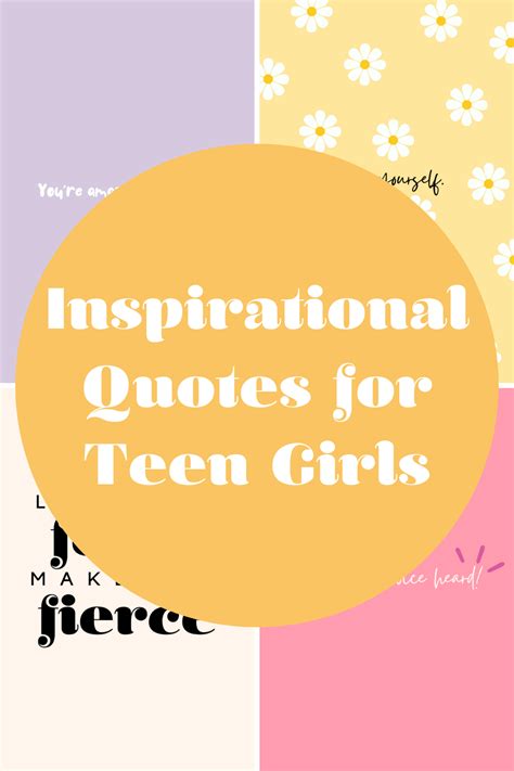 27 Inspirational Quotes For Teen Girls Darling Quote