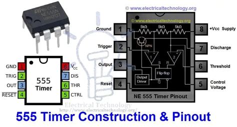 555 Timer Ic Types Construction Working And Application Circuit